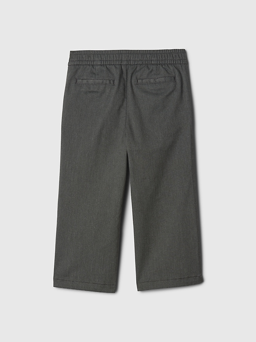 Image number 3 showing, babyGap Pull-On Wide-Leg Khakis