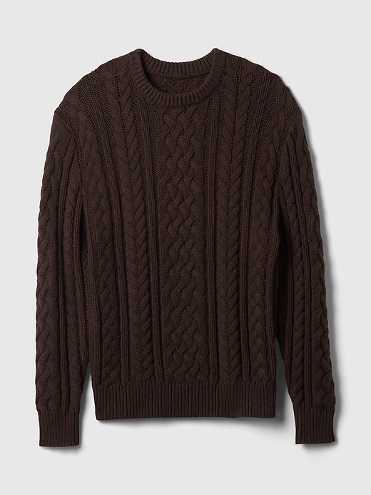 Image number 5 showing, Relaxed Cable-Knit Sweater