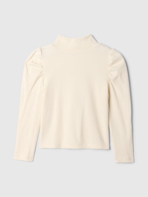 Image number 2 showing, babyGap Puff Sleeve Rib Mockneck