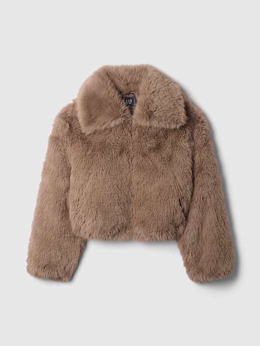 Image number 5 showing, Cropped Faux Fur Jacket