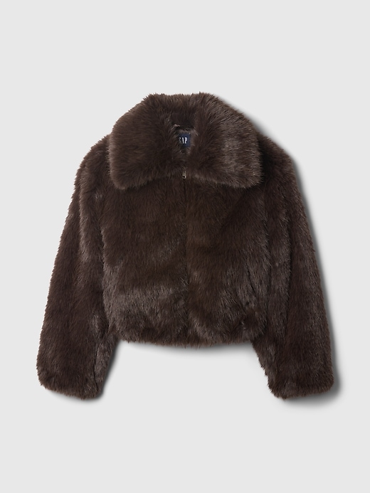 Image number 5 showing, Cropped Faux Fur Jacket