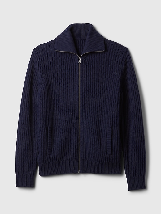 Image number 4 showing, Full-Zip Sweater Cardigan