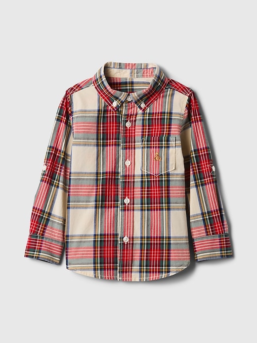 Image number 2 showing, babyGap Organic Cotton Poplin Shirt