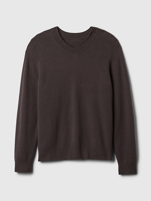 Image number 5 showing, CashSoft V-Neck Sweater