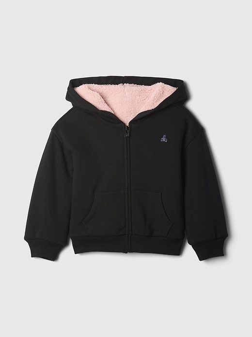 Image number 5 showing, babyGap Cozy Vintage Soft Logo Zip Hoodie