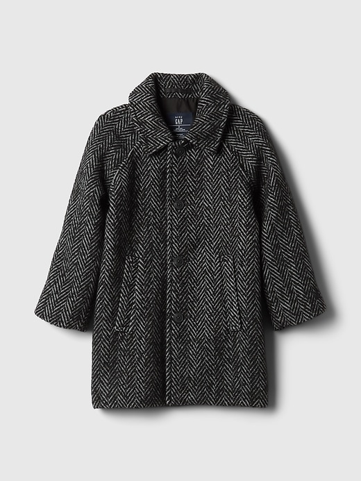 Image number 1 showing, babyGap Herringbone Tweed Topcoat