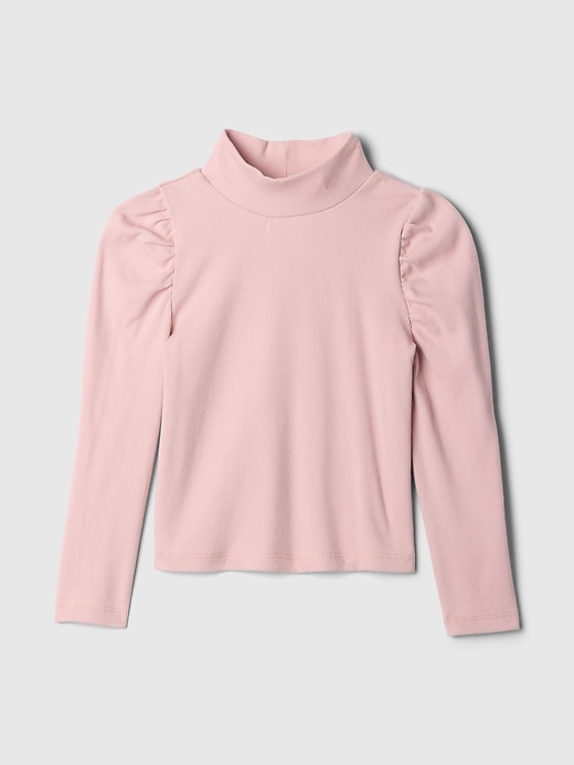 Image number 1 showing, Baby & Toddler Puff-Sleeve Rib Mockneck