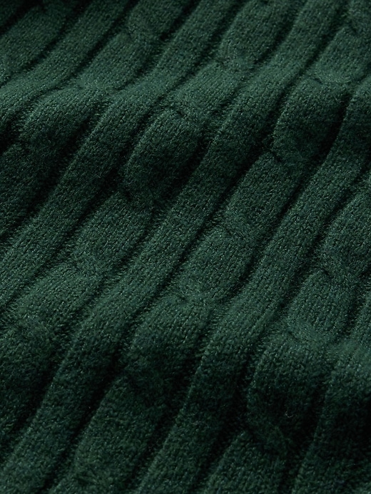 Image number 4 showing, CashSoft Cable-Knit Sweater