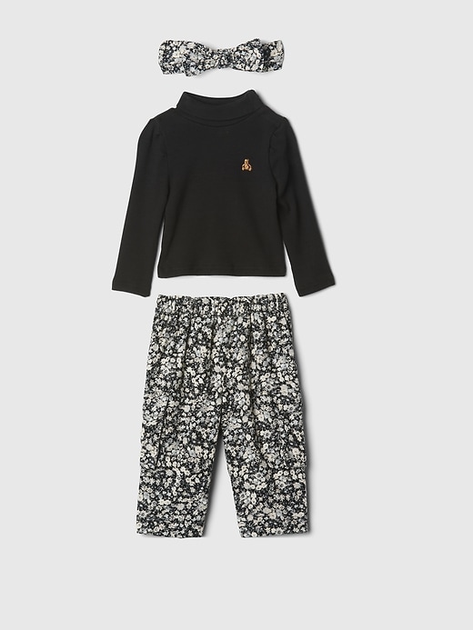 Image number 1 showing, Baby Floral Corduroy Pant Set