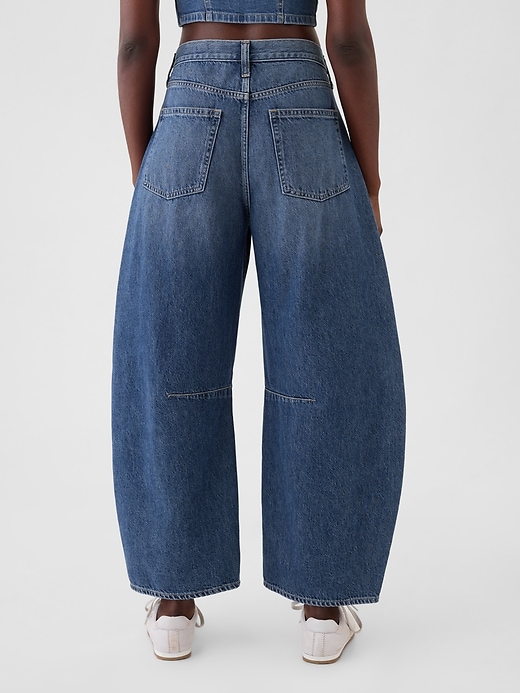 Image number 4 showing, High Rise Horseshoe Jeans