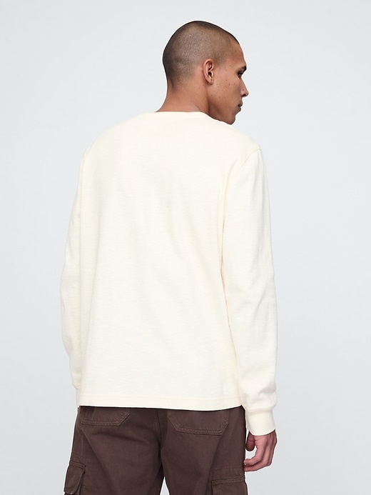 Image number 2 showing, Waffle Henley T-Shirt