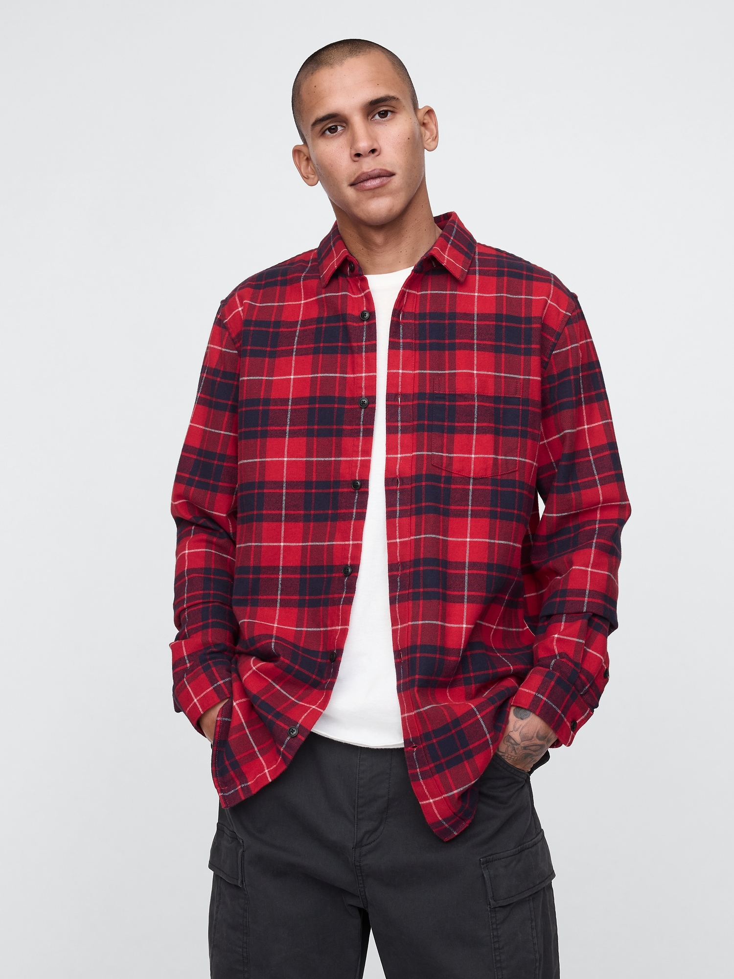 Organic Cotton Flannel Shirt