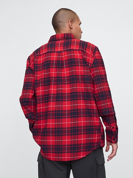 Image number 2 showing, Organic Cotton Flannel Shirt