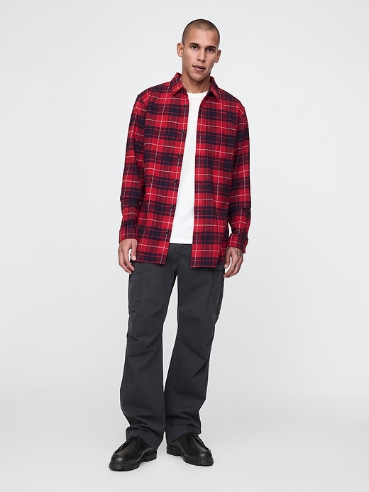 Image number 3 showing, Organic Cotton Flannel Shirt