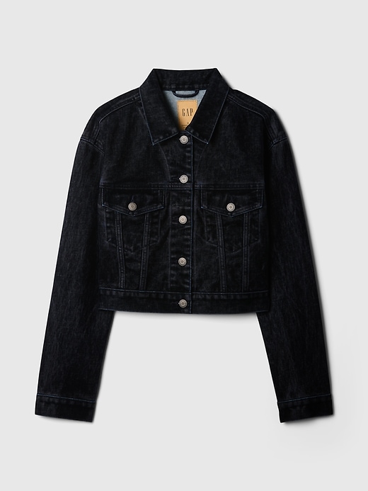 Image number 5 showing, Cropped Icon Denim Jacket