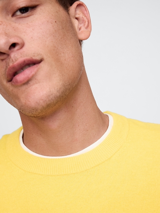 Image number 4 showing, CashSoft Crewneck Sweater