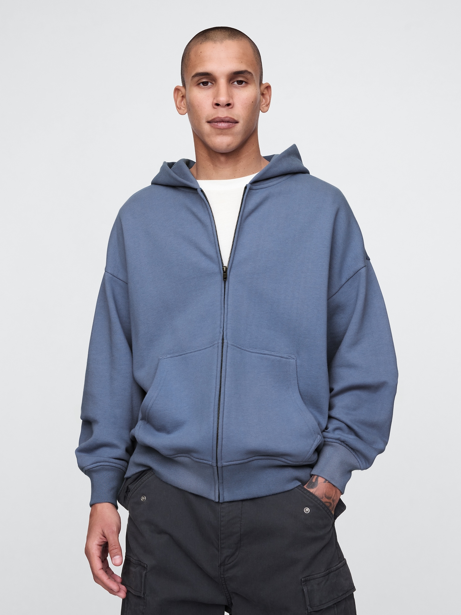 Heavyweight Zip Hoodie Gap