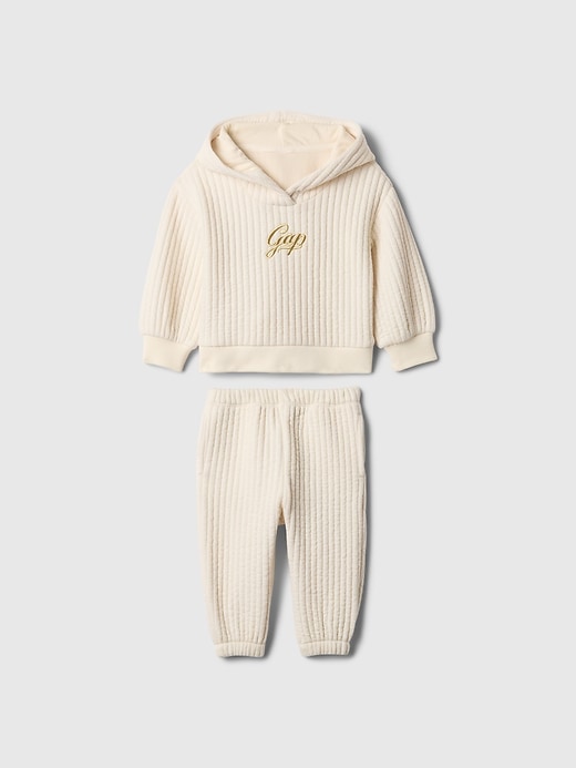 Image number 3 showing, babyGap Wide Rib Logo Outfit Set