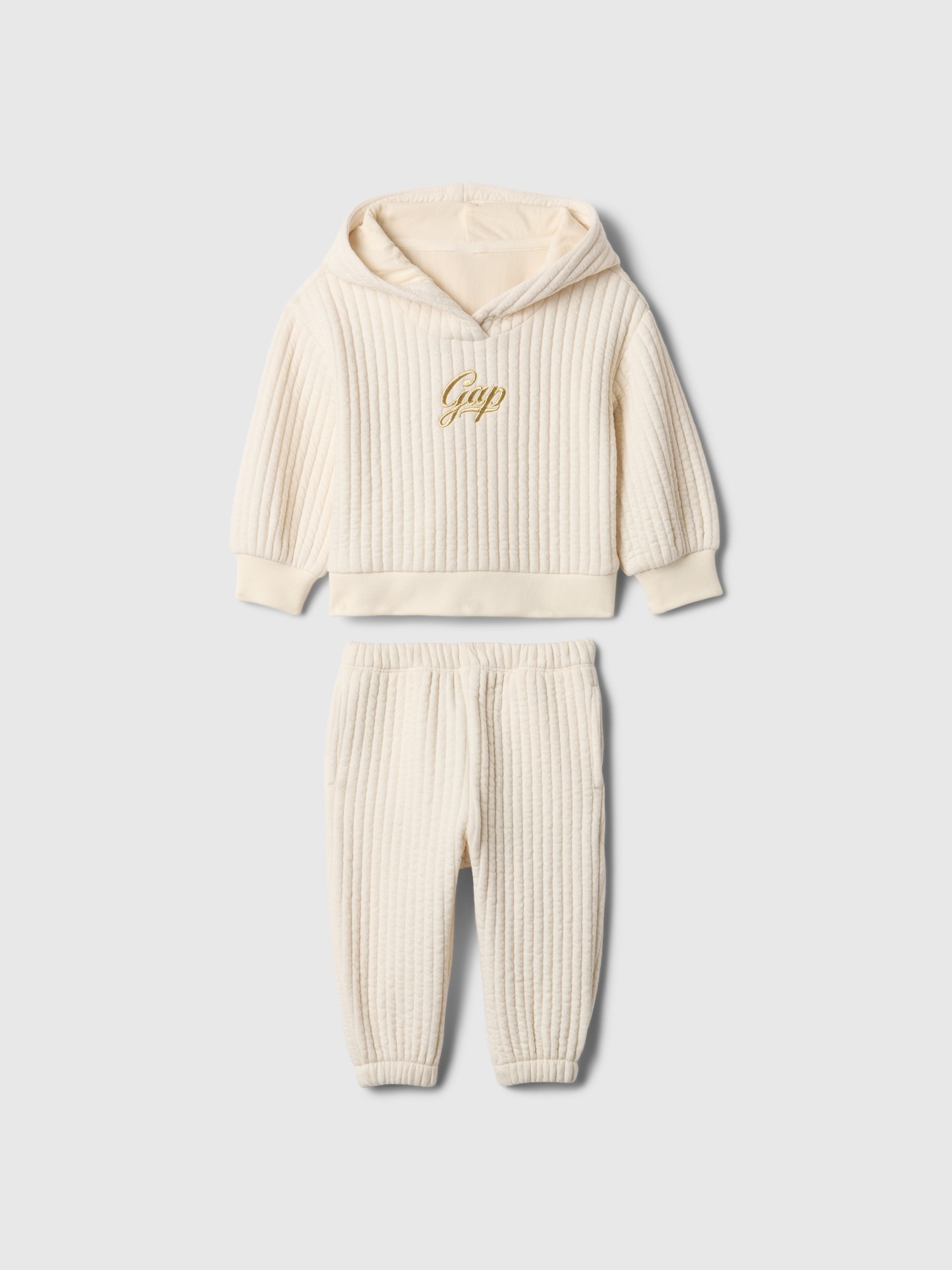 babyGap Quilted Rib Logo Outfit Set