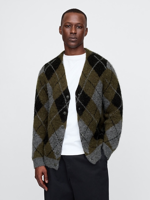 Image number 1 showing, Argyle Cardigan