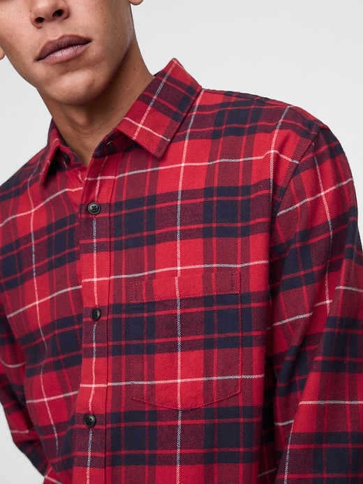 Image number 4 showing, Organic Cotton Flannel Shirt