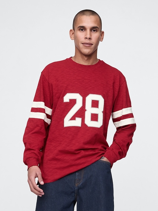 Image number 1 showing, Gap × Disney Varsity Jersey T-Shirt