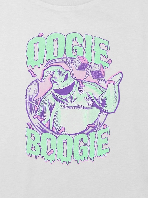 Image number 2 showing, Kids The Nightmare Before Christmas Oogie Boogie Graphic Boxy Crop Tee