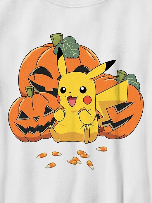 Image number 2 showing, Kids Pokemon Pikachu Pumpkins Graphic Tee