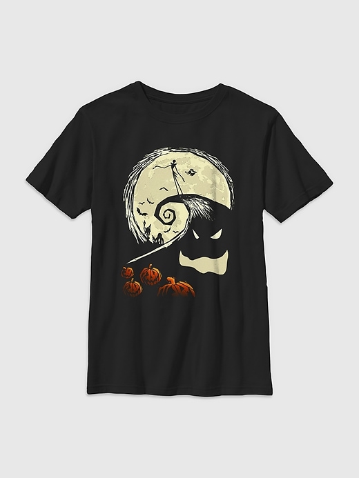 Image number 1 showing, Kids The Nightmare Before Christmas Spiral Hill Graphic Tee