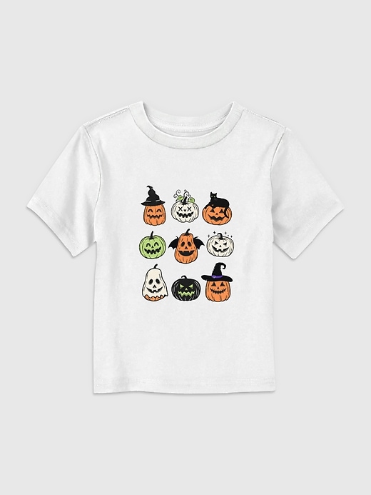 Image number 1 showing, Toddler Halloween Pumpkin Jumble Graphic Tee