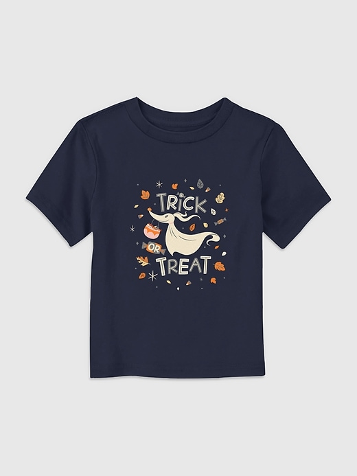 Image number 1 showing, Toddler The Nightmare Before Christmas Trick or Treat Zero Graphic Tee