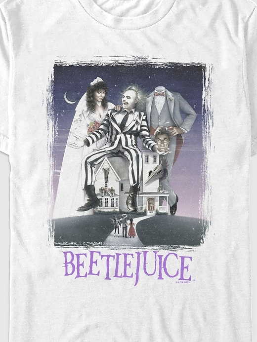 Image number 2 showing, Beetlejuice Vintage Poster Graphic Tee