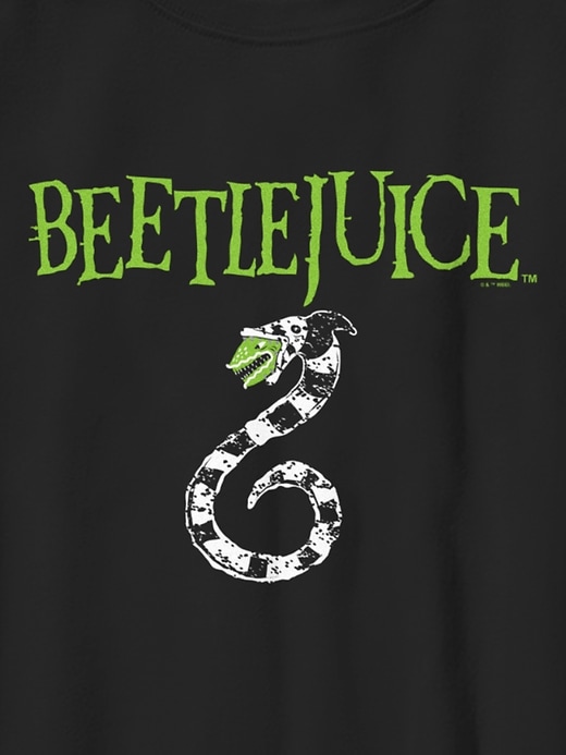 Image number 2 showing, Kids Beetlejuice Snake Icon Graphic Tee