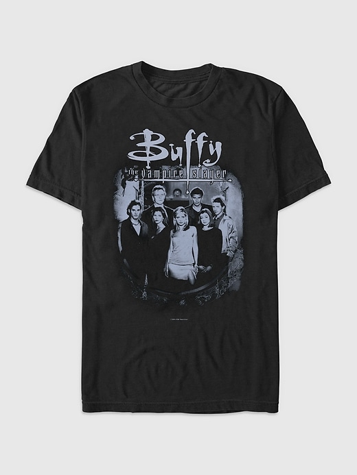 Image number 1 showing, Buffy The Vampire Slayer Group Poster Graphic Tee