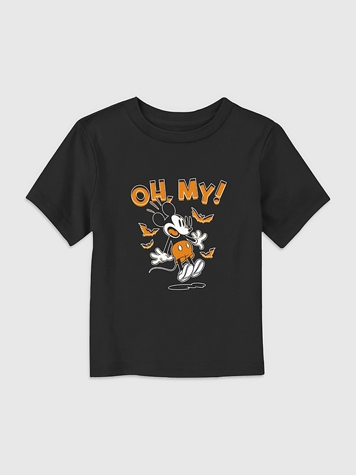 Image number 1 showing, Toddler Mickey Mouse Halloween Bats Graphic Tee