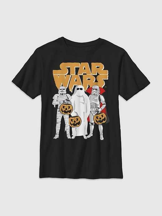 Image number 1 showing, Kids Star Wars Trick or Treat Trooper Graphic Tee