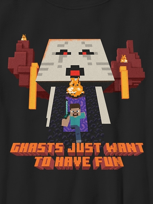 Image number 2 showing, Kids Minecraft Halloween Graphic Tee