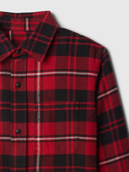 Image number 4 showing, Kids Organic Cotton Flannel Shirt