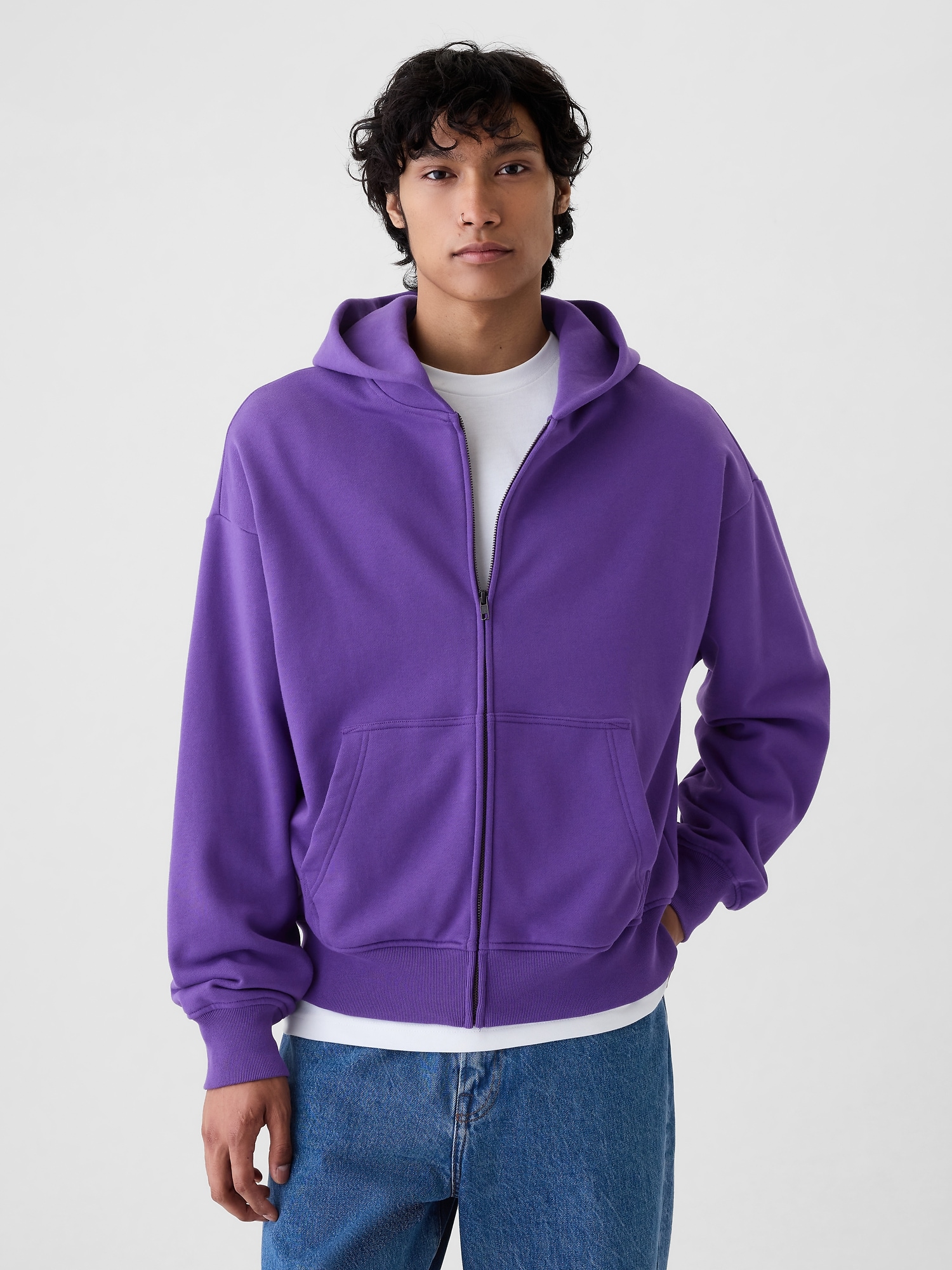 Heavyweight Zip Hoodie | Gap