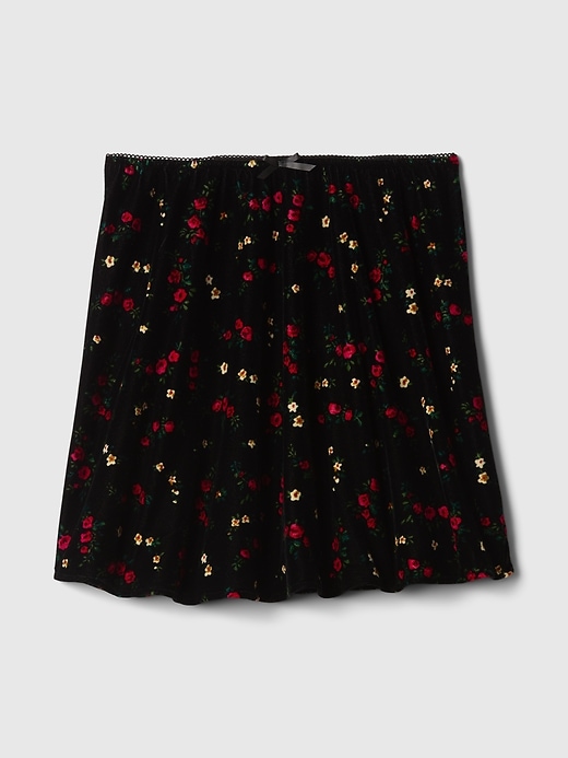 Image number 5 showing, Recycled Velvet Mini Skirt