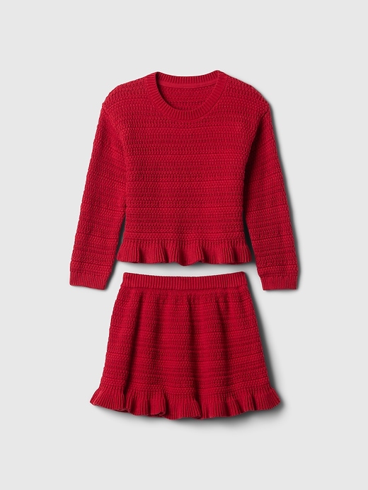 Image number 2 showing, babyGap Ruffle Sweater Skirt Set