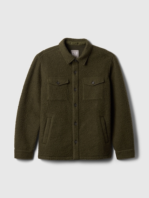 Image number 5 showing, Textured Utility Shirt Jacket