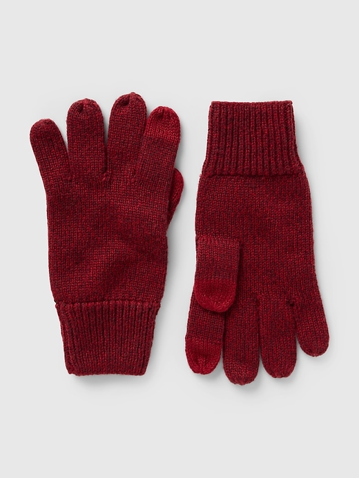 View large product image 1 of 1. Kids Knit Gloves