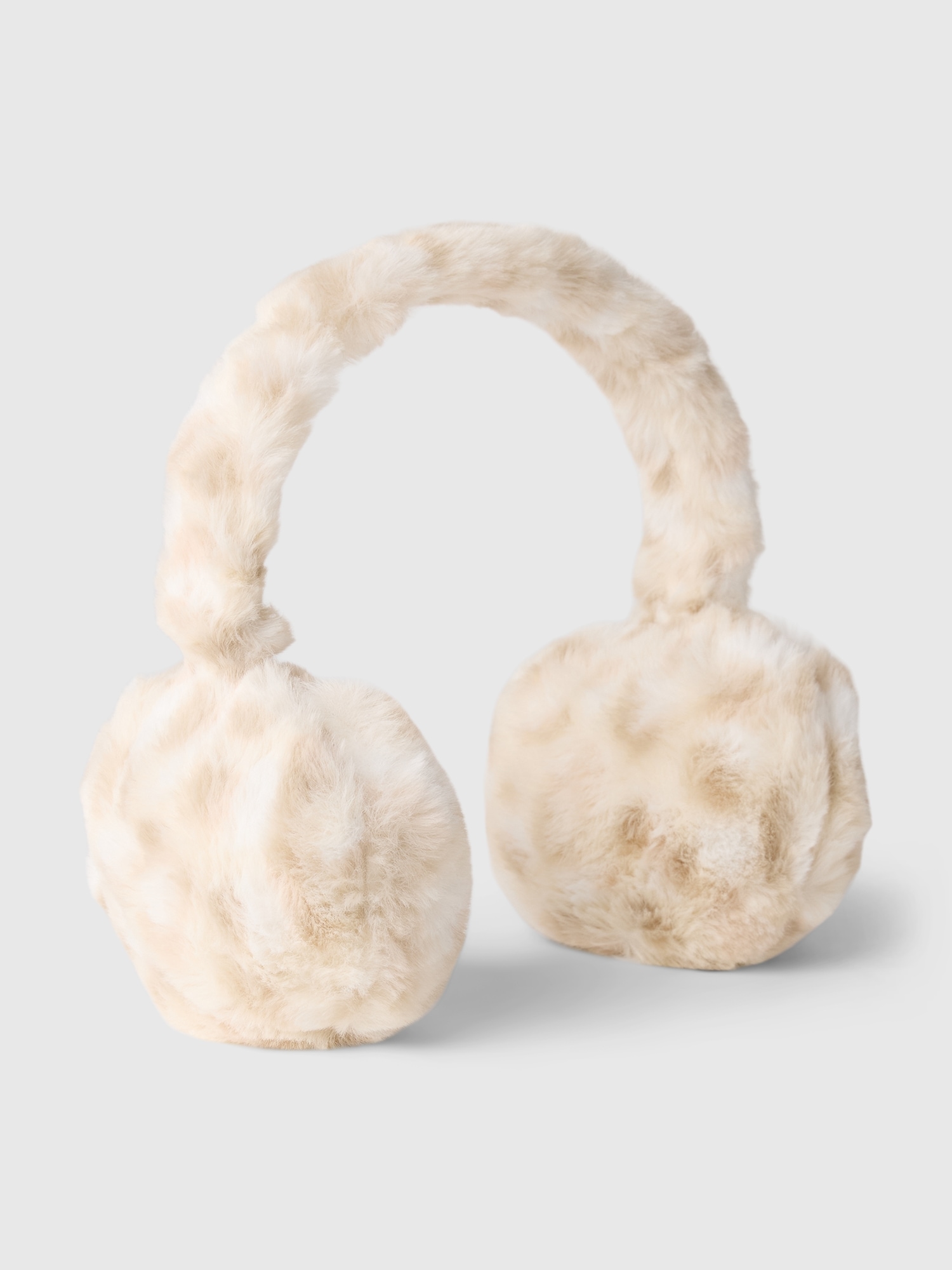 Kids Fuzzy Leopard Earmuffs