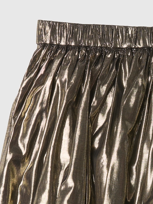 Image number 3 showing, Kids Metallic Pleated Skirt