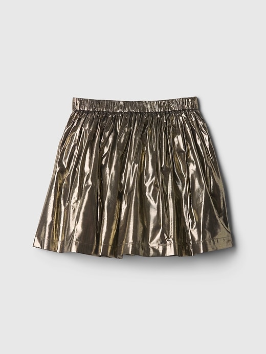 Image number 4 showing, Kids Metallic Pleated Skirt