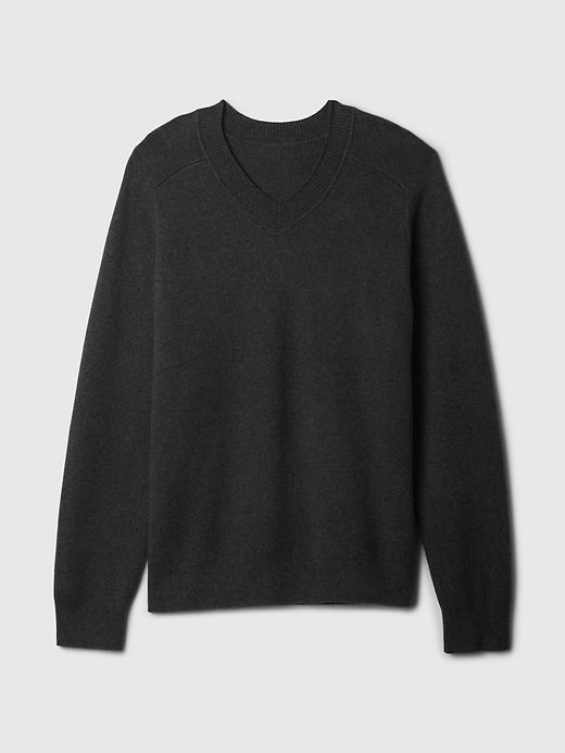 Image number 5 showing, CashSoft V-Neck Sweater