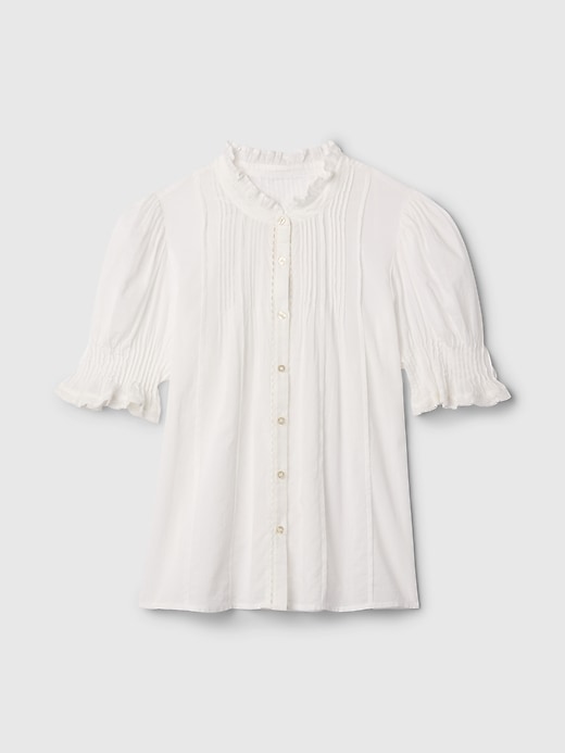 Image number 4 showing, Pintuck Ruffle Shirt