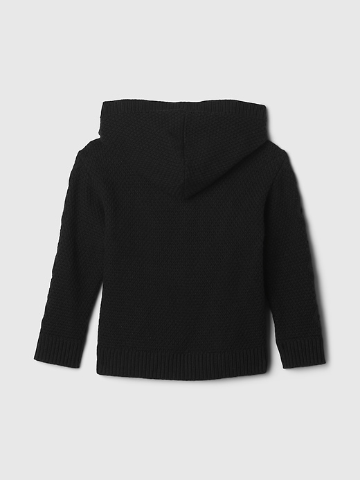 Image number 3 showing, babyGap Hooded Cable-Knit Sweater