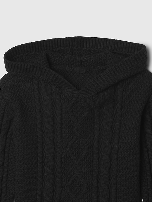 Image number 4 showing, babyGap Hooded Cable-Knit Sweater